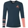 Sous-vêtement Technique Vaude Women's Monviso Wool Ls T-Shirt Dark Sea