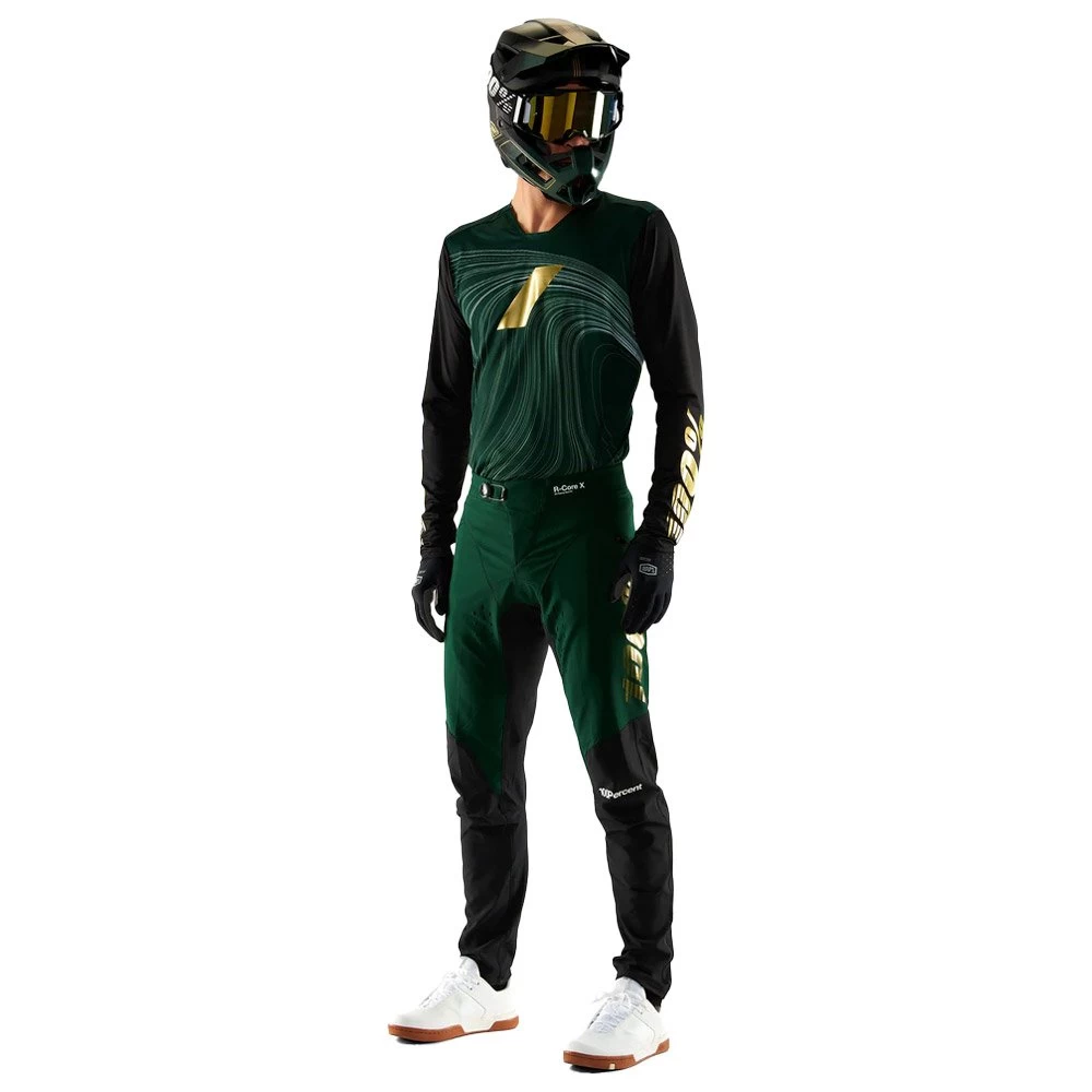 100% Maillot VTT 100 % R-Core-X Limited Edition Forest Green Black 6 100% Maillot VTT 100 % R-Core-X Limited Edition Forest Green Black – Image 6