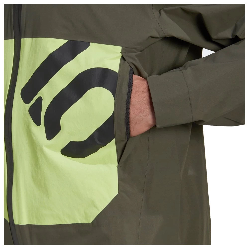 Veste VTT Five Ten 5.10 Rain Jacket All Mountain Legend Earth Pulse Lime 2 Veste VTT Five Ten 5.10 Rain Jacket All Mountain Legend Earth Pulse Lime – Image 2