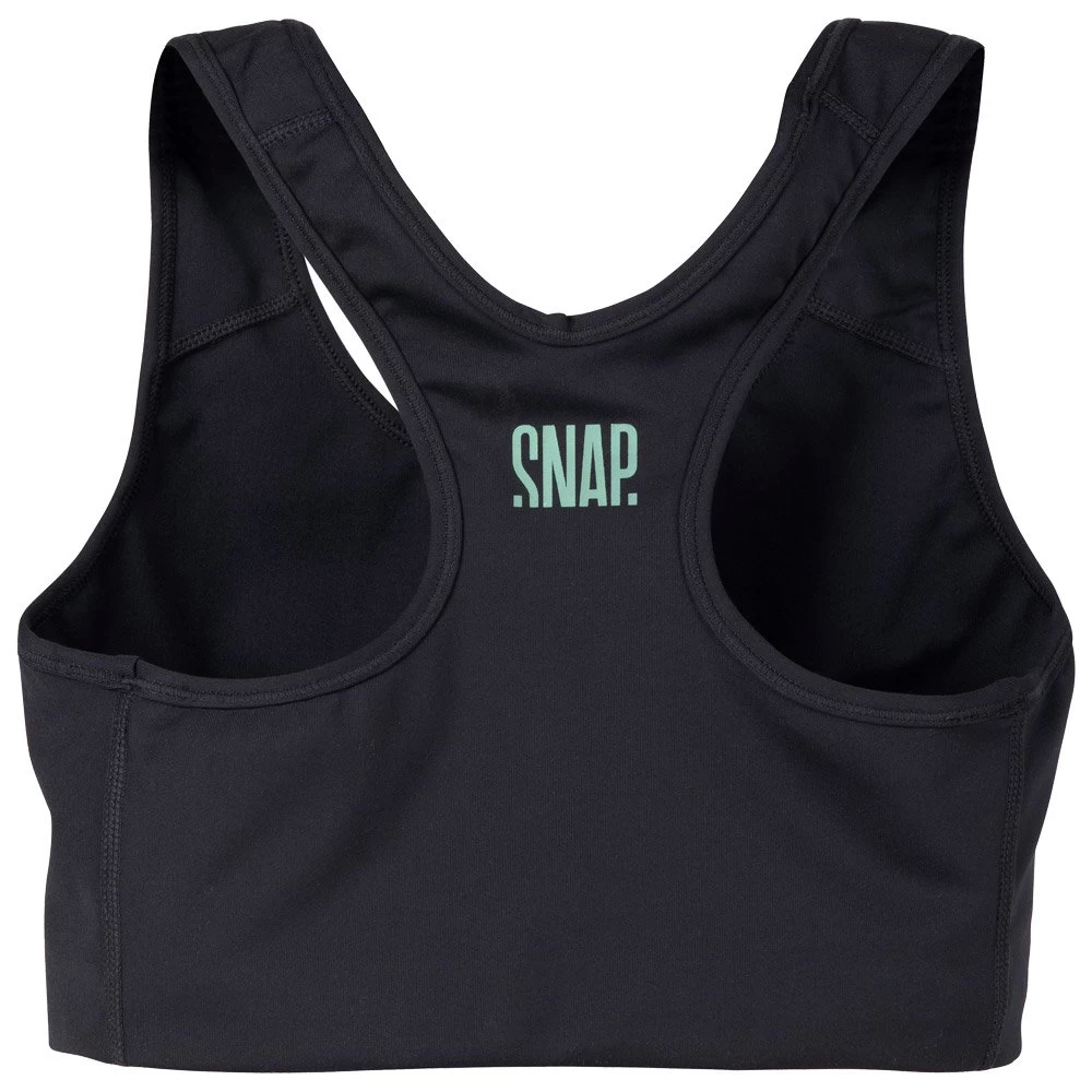 Brassière Snap Women's Classic Bra Black Light Green 3 Brassière Snap Women's Classic Bra Black Light Green – Image 3