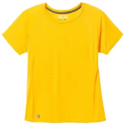 Tee-shirt De Trail Smartwool Active Ultralite Shortsleeve W Honey Gold