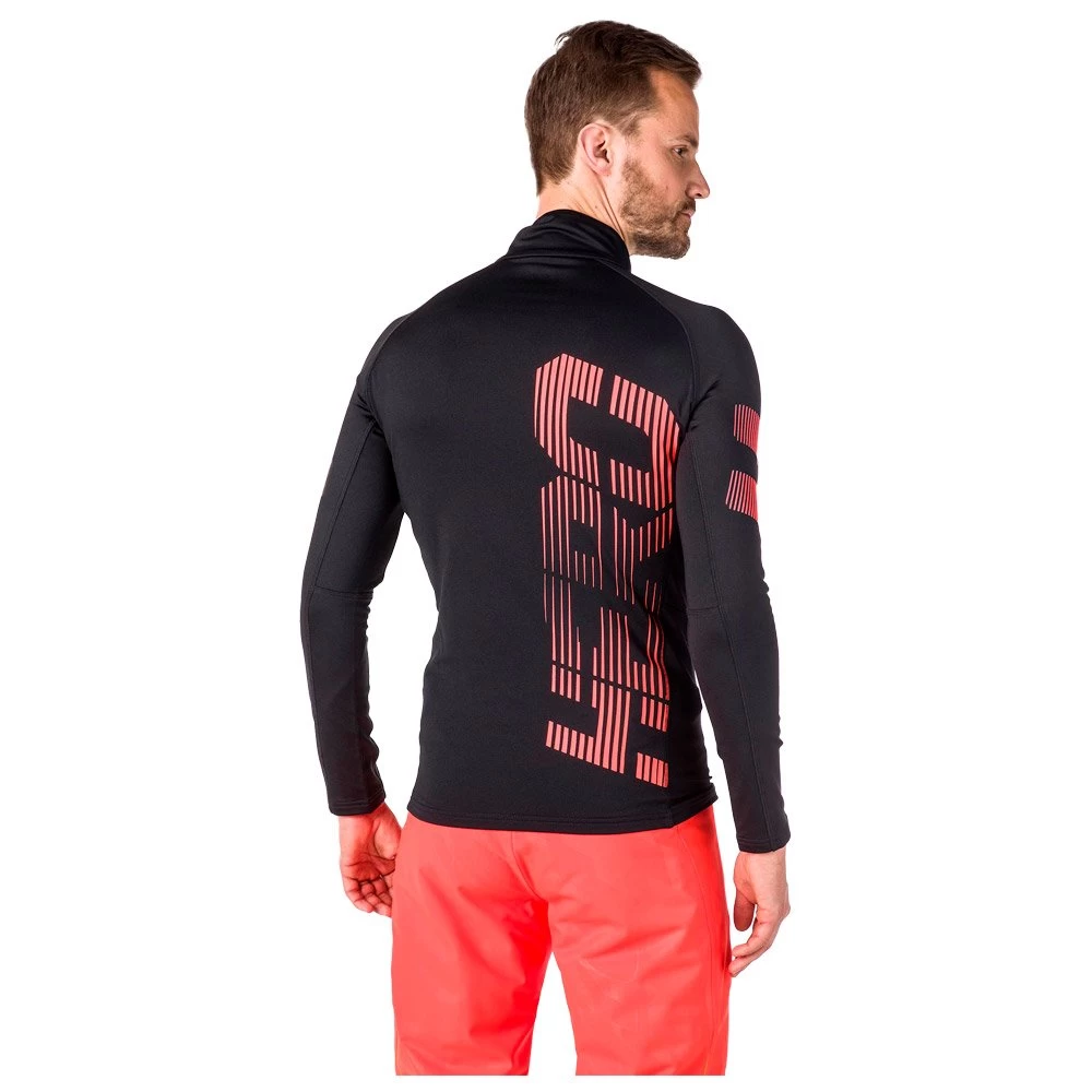 Sous-vêtement Technique Rossignol Classique Hero 1/2 Zip Black 2 Sous-vêtement Technique Rossignol Classique Hero 1/2 Zip Black – Image 2