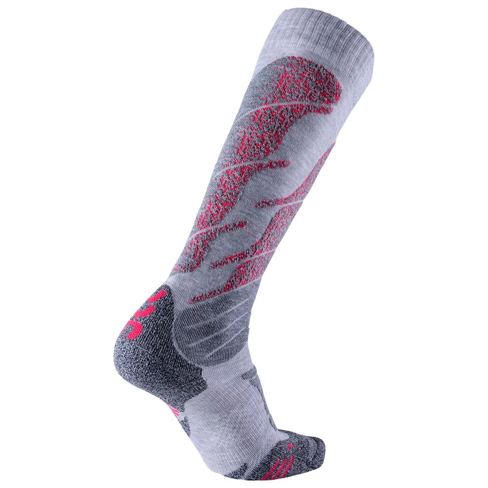 Chaussettes Uyn All Mountain Lady Light Grey Melange Coral 4 Chaussettes Uyn All Mountain Lady Light Grey Melange Coral – Image 4