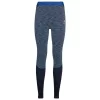 Sous-vêtement Techni. Nordique Odlo Blackcomb Bottom Long Wmn Blue Tattoo Space Dye