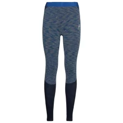 Sous-vêtement Techni. Nordique Odlo Blackcomb Bottom Long Wmn Blue Tattoo Space Dye