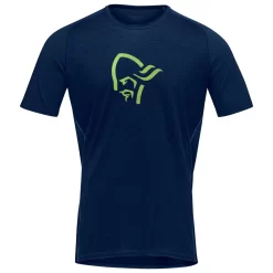 Maillot VTT Norrona Fjørå Wool T-Shirt M's Indigo Night