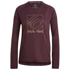 Maillot VTT Five Ten W 5.10 Ls Jersey Shadow Burgundy