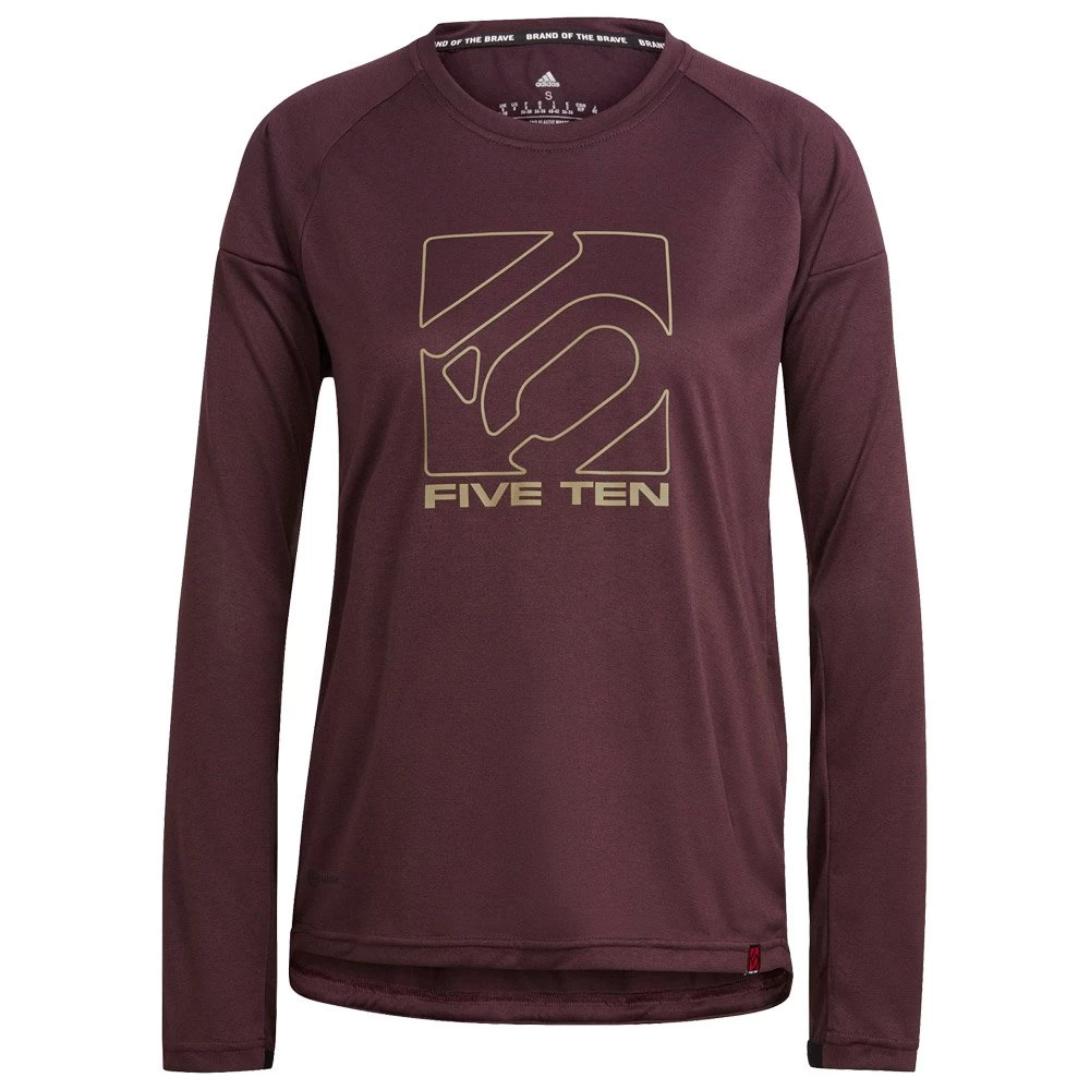 Maillot VTT Five Ten W 5.10 Ls Jersey Shadow Burgundy 1 Maillot VTT Five Ten W 5.10 Ls Jersey Shadow Burgundy