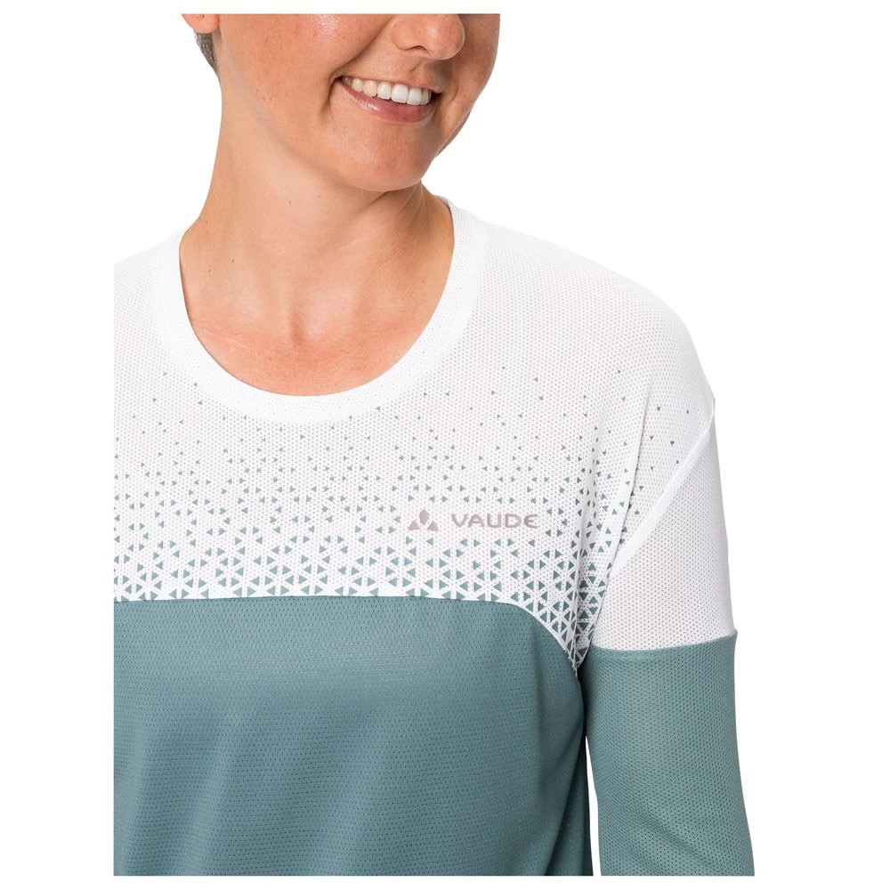 Maillot VTT Vaude Women's Moab Ls T-Shirt V Dusty Forest 2 Maillot VTT Vaude Women's Moab Ls T-Shirt V Dusty Forest – Image 2