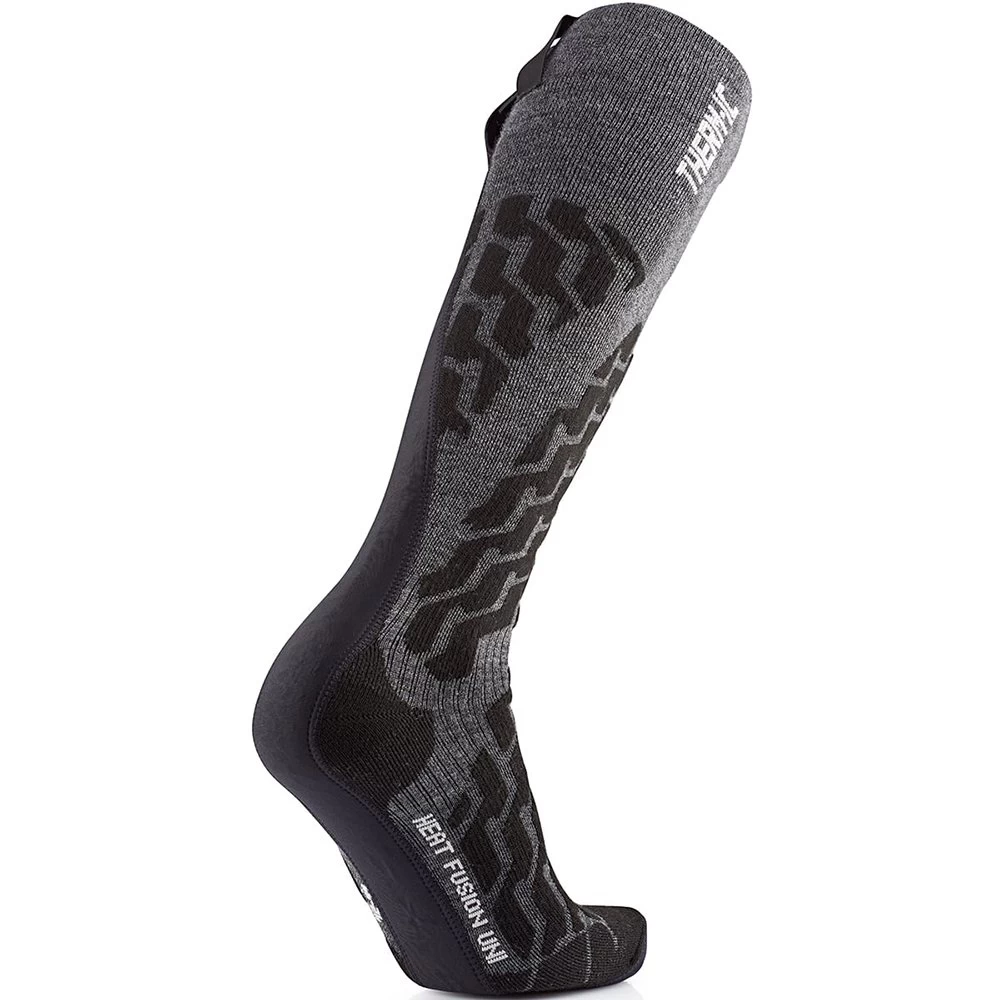Chaussettes Therm-Ic Powersock Set Heat Fusion Uni + S-Pack 1200 Black Grey 2 Chaussettes Therm-Ic Powersock Set Heat Fusion Uni + S-Pack 1200 Black Grey – Image 2