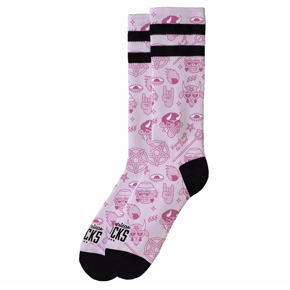 Chaussettes American Socks The Original Signature Friends With The Devil 1 Chaussettes American Socks The Original Signature Friends With The Devil