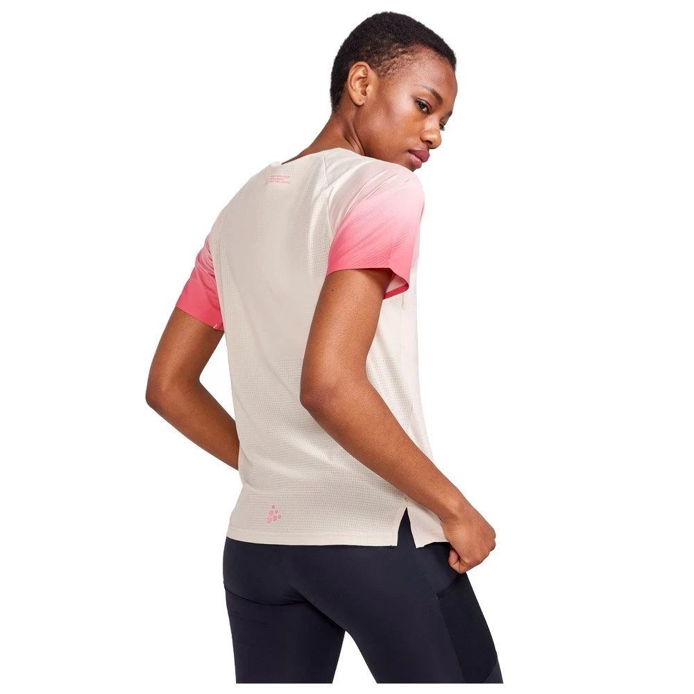 Tee-shirt De Trail Craft PRO Trail SS Tee W Ecru-Multi 2 Tee-shirt De Trail Craft PRO Trail SS Tee W Ecru-Multi – Image 2