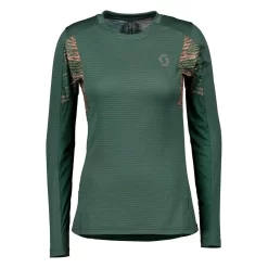 Tee-shirt De Trail Scott Trail Run L/S Women's Smoked Green/Crystal Pink