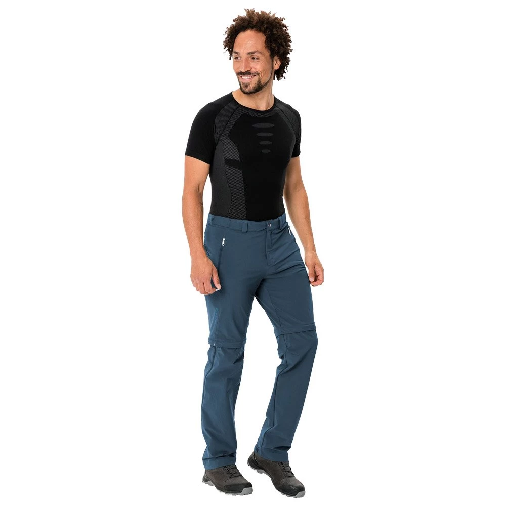 Pantalon De Rando Vaude Men's Farley Stretch T-Zip Pant Dark Sea 6 Pantalon De Rando Vaude Men's Farley Stretch T-Zip Pant Dark Sea – Image 6