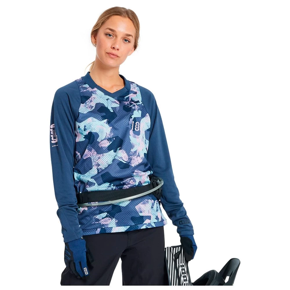 Maillot VTT Ion Scrub Ls Women Indigo Dawn 6 Maillot VTT Ion Scrub Ls Women Indigo Dawn – Image 6