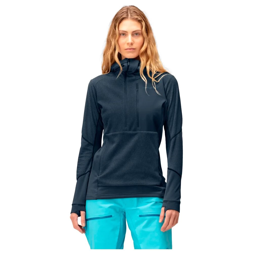 Polaire Norrona Lofoten Thermal Pro Hood W's Indigo Night 5 Polaire Norrona Lofoten Thermal Pro Hood W's Indigo Night – Image 5