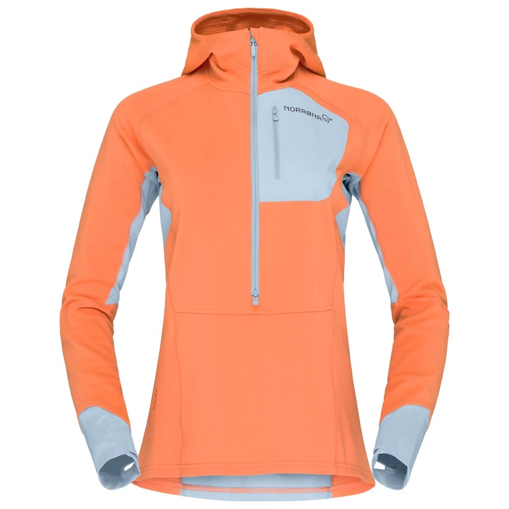 Polaire Norrona Senja Warm1 Hood W's Flamingo 1 Polaire Norrona Senja Warm1 Hood W's Flamingo