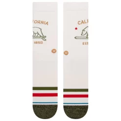 Chaussettes Stance Crew Sock California Republic 2 Offwhite -Location de vêtements d'extérieur. f3595f5ceefe11b6bb2ff6510f989e1937e3d70a E23STANACC3358265 4
