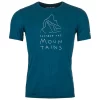 Tee-shirt De Rando Ortovox 150 Cool Mtn Protector Tshirt M Petrol Blue