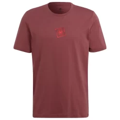 Tee-shirt D’escalade Five Ten 5.10 Logo Tee Quiet Crimson