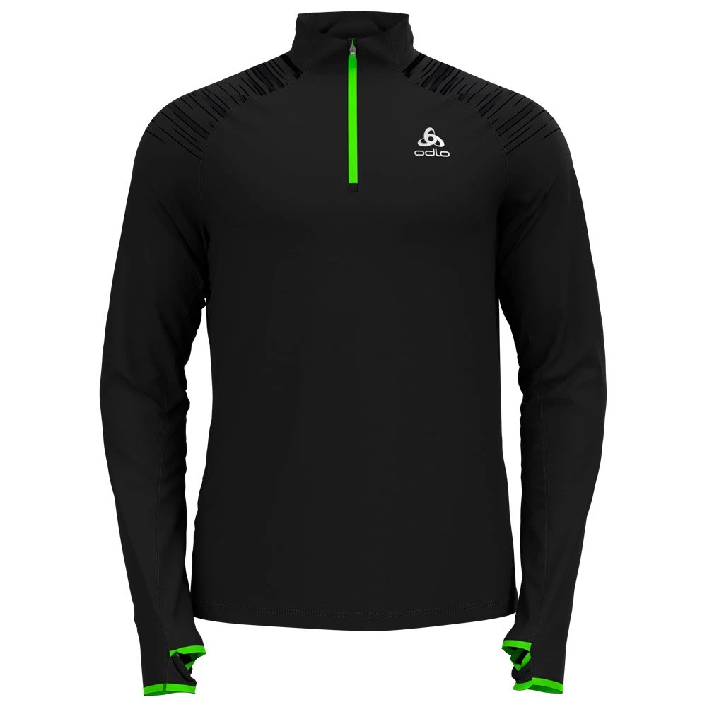 Tee-shirt De Trail Odlo X-Alp Ceramiwarm Mid Layer 1/2 Zip Black Lounge Lizard 1 Tee-shirt De Trail Odlo X-Alp Ceramiwarm Mid Layer 1/2 Zip Black Lounge Lizard