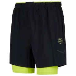 Short De Trail La Sportiva Trail Bite Short Black Lime Punch