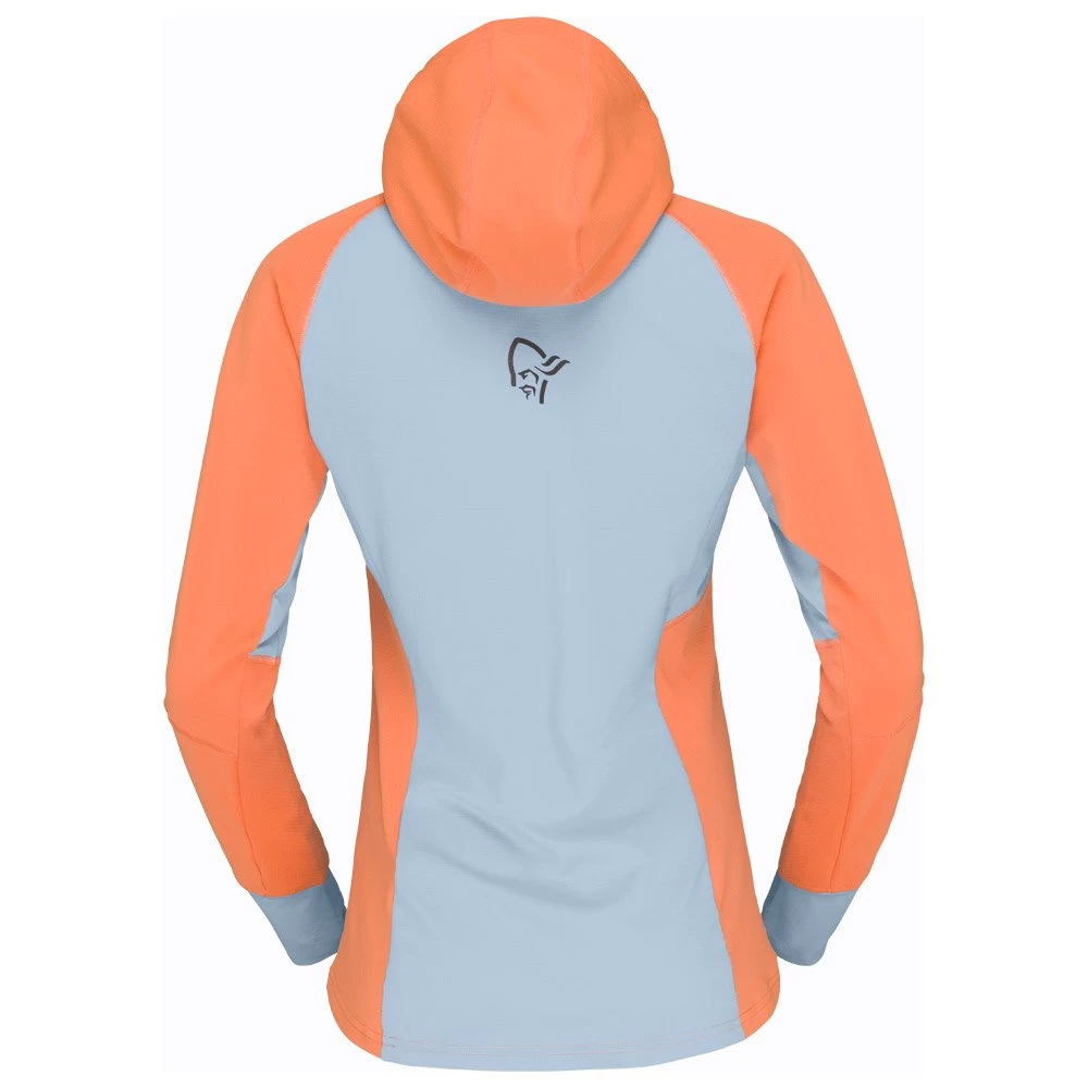 Polaire Norrona Senja Warm1 Hood W's Flamingo 2 Polaire Norrona Senja Warm1 Hood W's Flamingo – Image 2